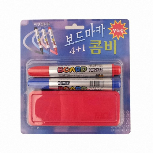 토탈하얀칠판 보드마카 콤비_이미지