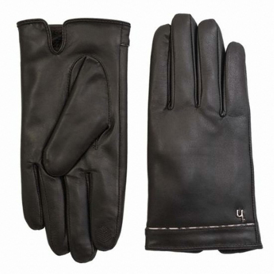 LF 헤지스ACC 양가죽 퍼피로고 장갑 HJGV9F127W3