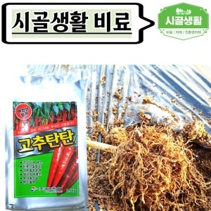 시골생활 고추웃거름 고추추비 고추밑거름 복합비료 밭 입제 유황 미량요소 고추정식 모종 고추탄탄