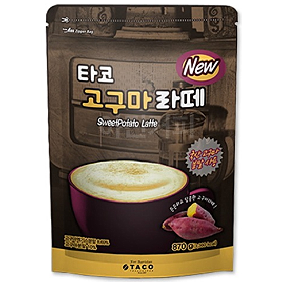타코 고구마라떼 파우더 870g