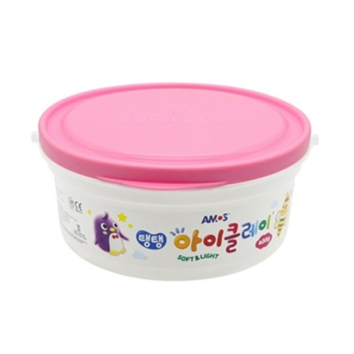 아모스 탱탱아이클레이 400g 분홍 버켓 nx2267_이미지