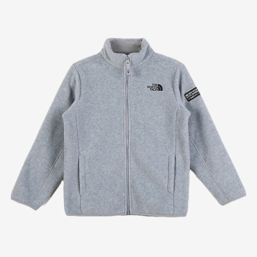 자켓 GQT NJ4FP54S 키즈 로얄톤 플리스 자켓 A MELANGE GREY