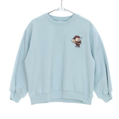 애플핑크 주니어 GD01 다람쥐치피골지맨투맨 APK8R562