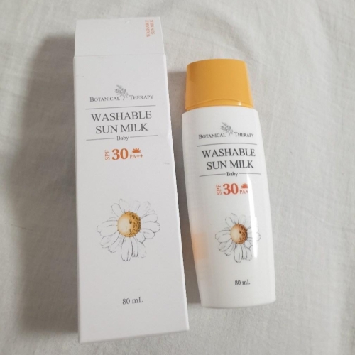 보타니컬테라피 베이비 워셔블 선밀크 80ml (4개)