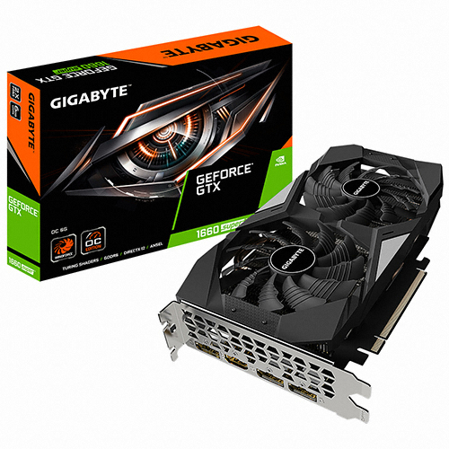 GIGABYTE ������ GTX 1660 SUPER UDV OC D6 6GB