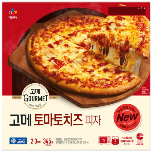 CJ제일제당 고메 토마토치즈 피자 345g (2개)_이미지