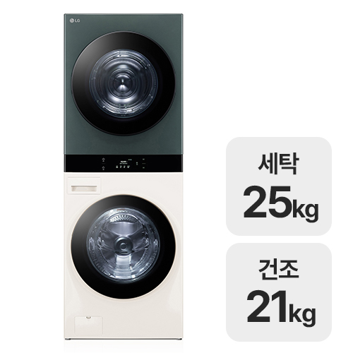 LG전자 트롬 오브제컬렉션 워시타워 WL21EGHU_이미지