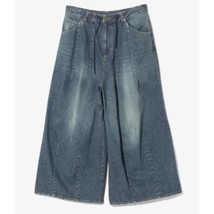 니들스 데님 팬츠 와이드 핏 청바지 H.D. Buggy Pant 12oz QV159A_이미지