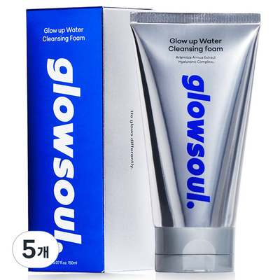 글로소울 글로업 워터 클렌징 폼 150ml (5개)_이미지
