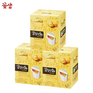 코엔에프 꽃샘 꿀 생강차 포션 30g 15개입 (3개)_이미지