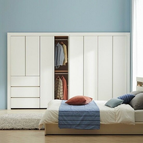 한샘 바이엘 채널 붙박이장 데일리서랍형 (330cm)_이미지