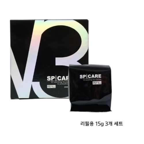 스피케어(SPICARE) V3 익사이팅 파운데이션 15g (리필3개)_이미지