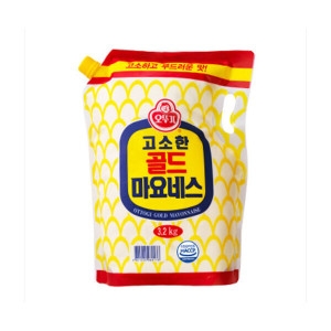 오뚜기 고소한 골드 마요네즈 리필 3.2kg (4개)