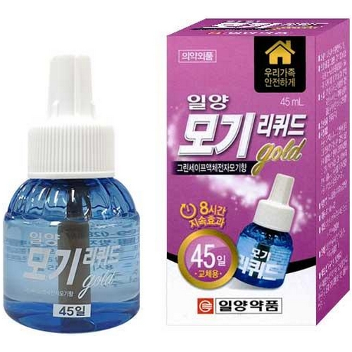 일양약품 모기 리퀴드 무향 리필액 45일 (5개)