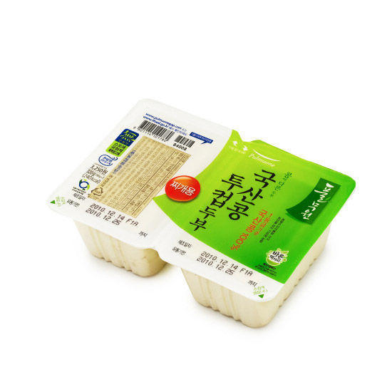 풀무원 국산콩 투컵두부 찌개용 320g (1개)_이미지