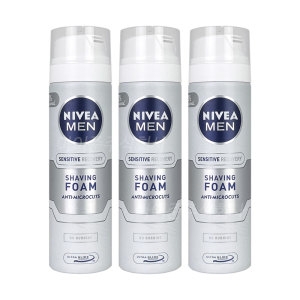 니베아 맨 센서티브 리커버리 쉐이빙 폼 200ml (3개)_이미지