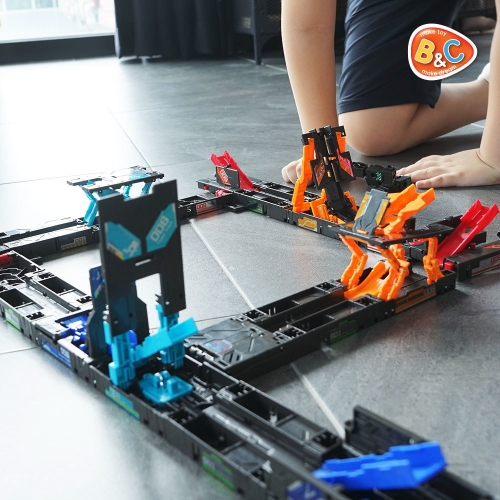 비앤씨 체인렌서 디럭스 세트 CR-03 순간팝업 스피드 액션 레이싱_이미지