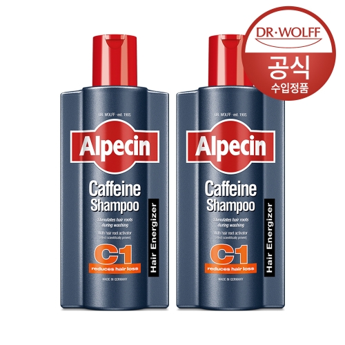 닥터볼프 알페신 카페인 샴푸 C1 600ml (2개)