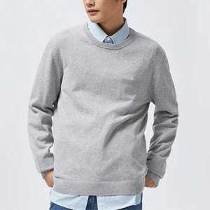 라일리 Rly 남자 회색 맨투맨 티셔츠 무지 긴팔 스셔츠 코디 28471850_이미지