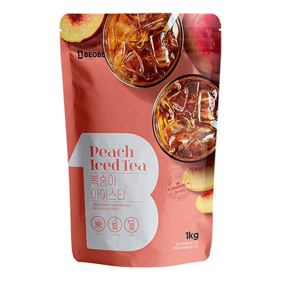베오베 복숭아 아이스티 파우더 1kg