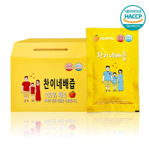 찬이네과수원 찬이네 배즙 100ml (30개)