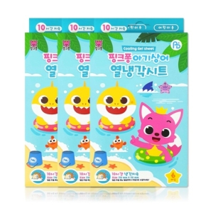 아텍스 핑크퐁 아기상어 열냉각시트 (18매)_이미지