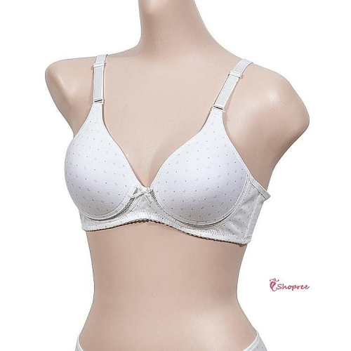 와이어리스 주니어 하트도트 A컵 노와이어 속옷 브라 스포츠 초등 어린이 학생 여아 청소년stu138