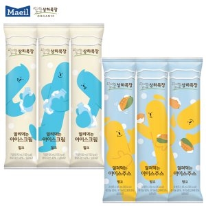 매일유업 상하목장 얼려먹는 아이스크림 밀크 85ml (6개)