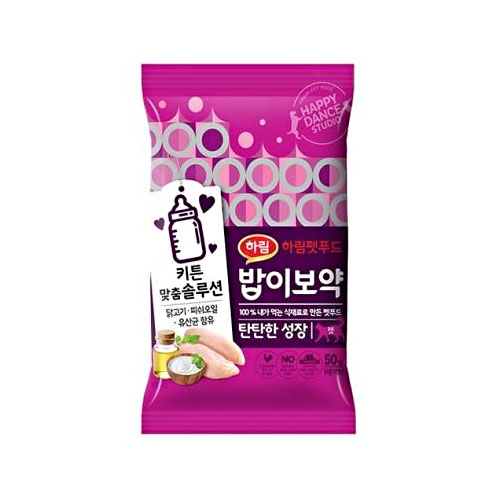 하림펫푸드 밥이보약 캣 탄탄한 성장 50g (4개)_이미지