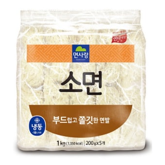 면사랑 냉동 <b>소면</b> 1kg