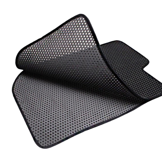 현대모비스 이중 벌집 카매트 블랙 S [차종확인] (1열+2열)_이미지