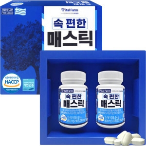  매스틱 정 검 가루 분말 위건강 영양제 90정2병 1세트