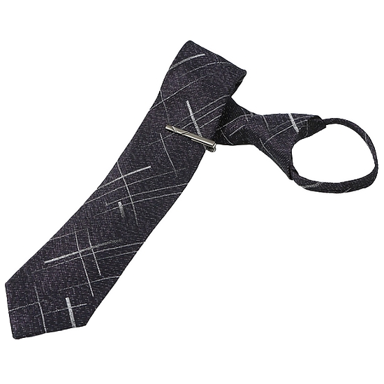 오스틴리드 라인 변형 패턴 자동넥타이 AA9NZ513_이미지