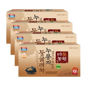 다농원 누룽지 둥굴레차 티백 100티백 (4개)