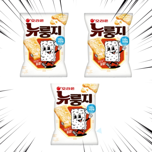 오리온 뉴룽지 124g (3개)