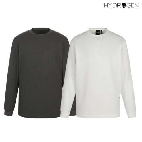 하이드로겐 이태리 남성 와플 롱슬리브 H11F1TL208