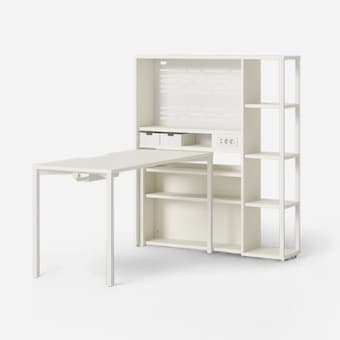 한샘 조이A 측면형<b>책상</b>set 조명미포함