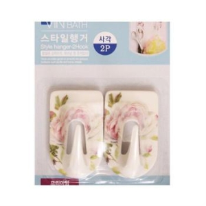 라일리 Rly 벽부착 사각 행거 2개입 1P 소품걸이 벽걸이 후크 S9606563