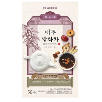 이마트 피코크 대추 <b>쌍화차</b> 50T