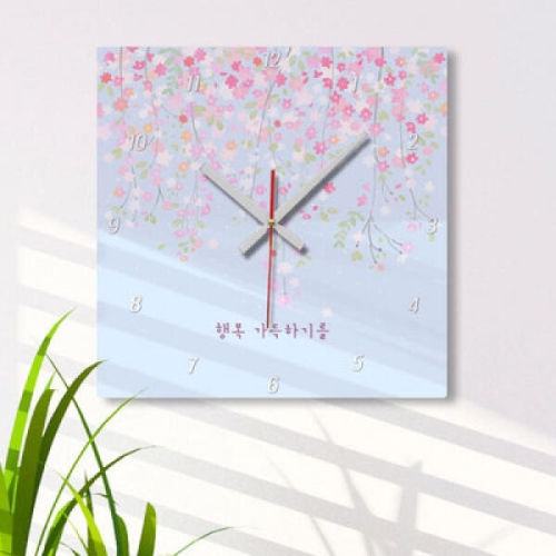 꾸밈 행복가득하기를_인테리어벽시계_벽시계