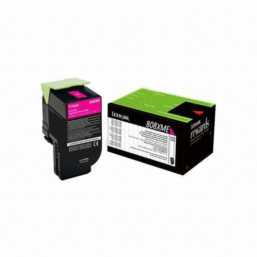Lexmark 정품 80<b>C8</b>XME 빨강