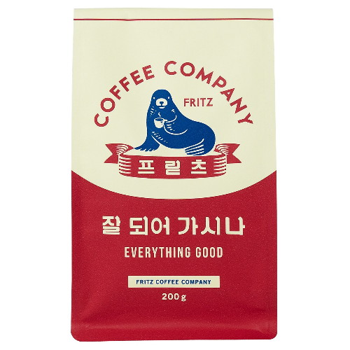 프릳츠 블렌딩 원두잘되어가시나 200g 1팩 블렌딩 원두 잘되어가시나_이미지