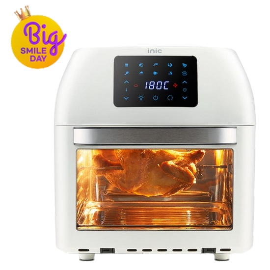 아이닉 대용량 스텐 에어프라이어 16L AO-16L (크림화이트)_이미지