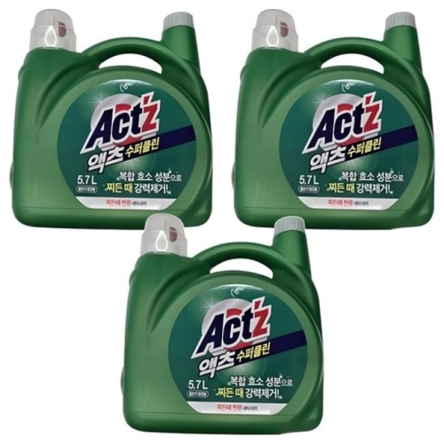 액츠 수퍼클린 5.7L (3개)_이미지