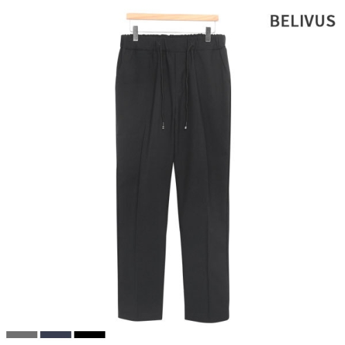  빌리버스 남자슬랙스 BBJ062 남성밴딩바지 남자팬츠 편한바지_