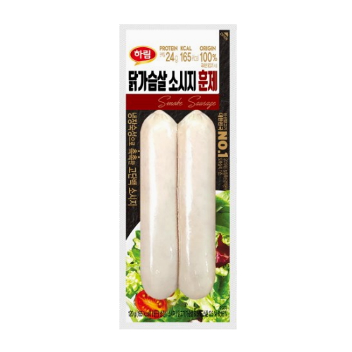 하림 닭가슴살 소시지 훈제 120g (1개)