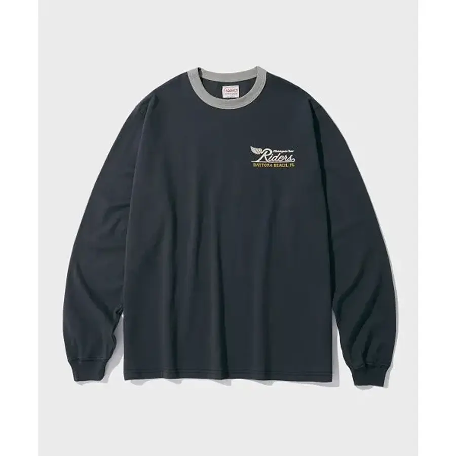아웃스탠딩 MOT LONG SLEEVE RIDE THE COAST CHARCOAL 439982