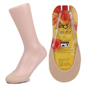 여성 페이크 싹스 샌달덧신 패션 싹스 커피색