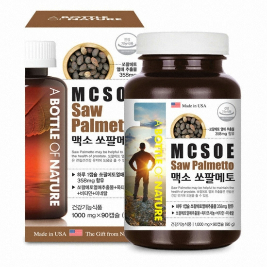 블랙오닉스 어바틀오브네이쳐 맥소 쏘팔메토 90캡슐 (2개)