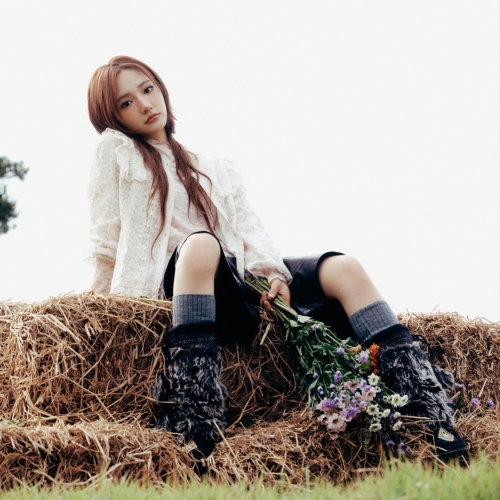 써스데이아일랜드 여성 시스루 플라워 터틀넥 티셔츠 T256MTS132W_이미지